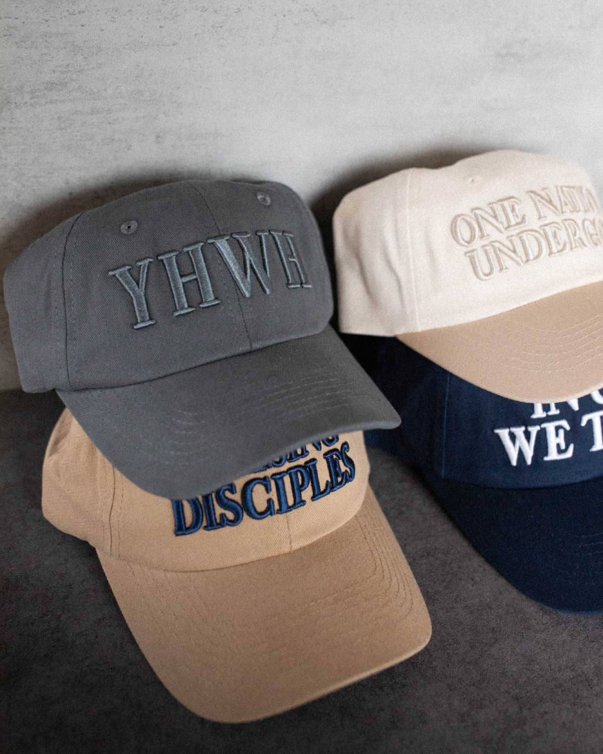 YHWH Baseball Hat Gray