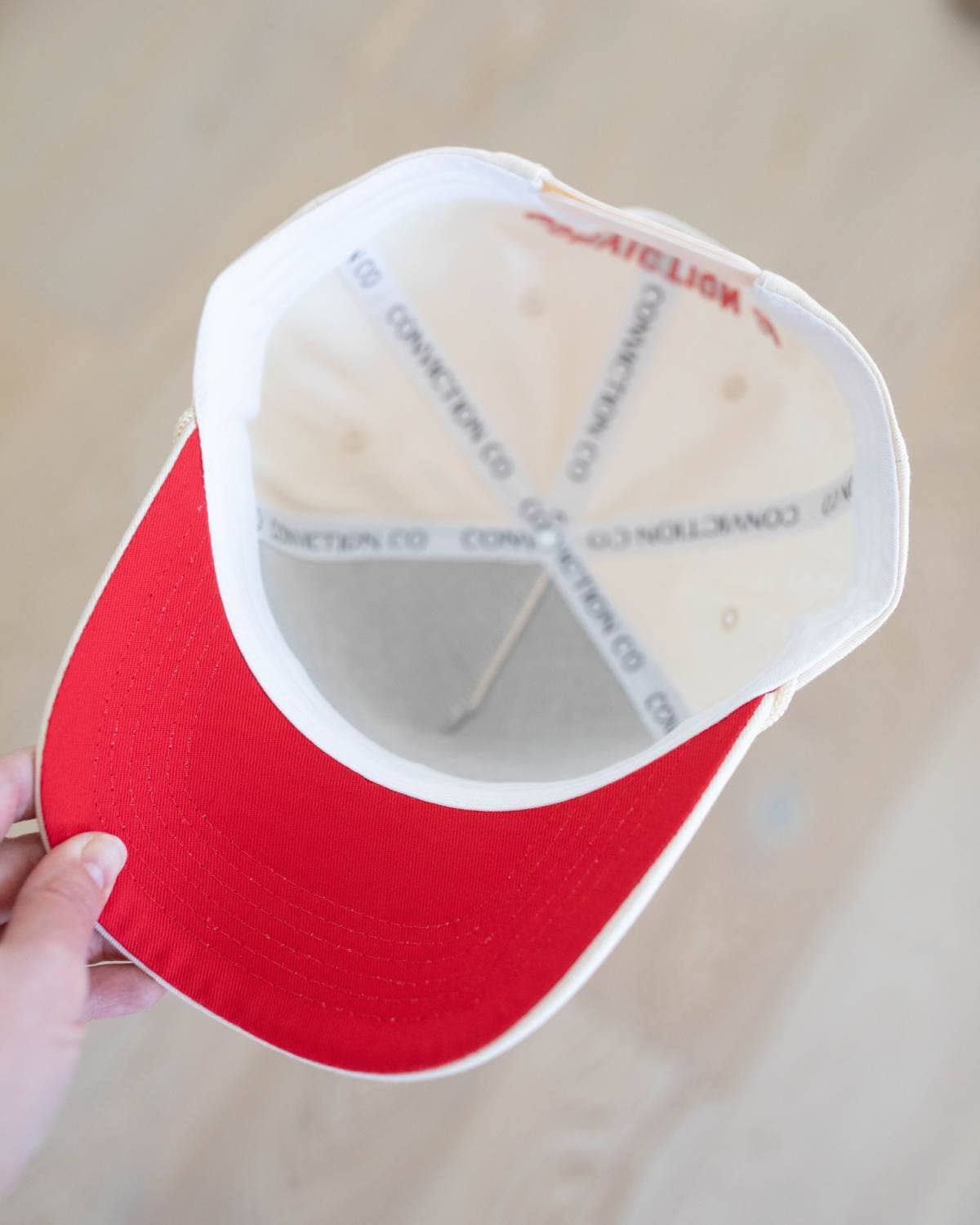 We the People Hat - Cream & Red