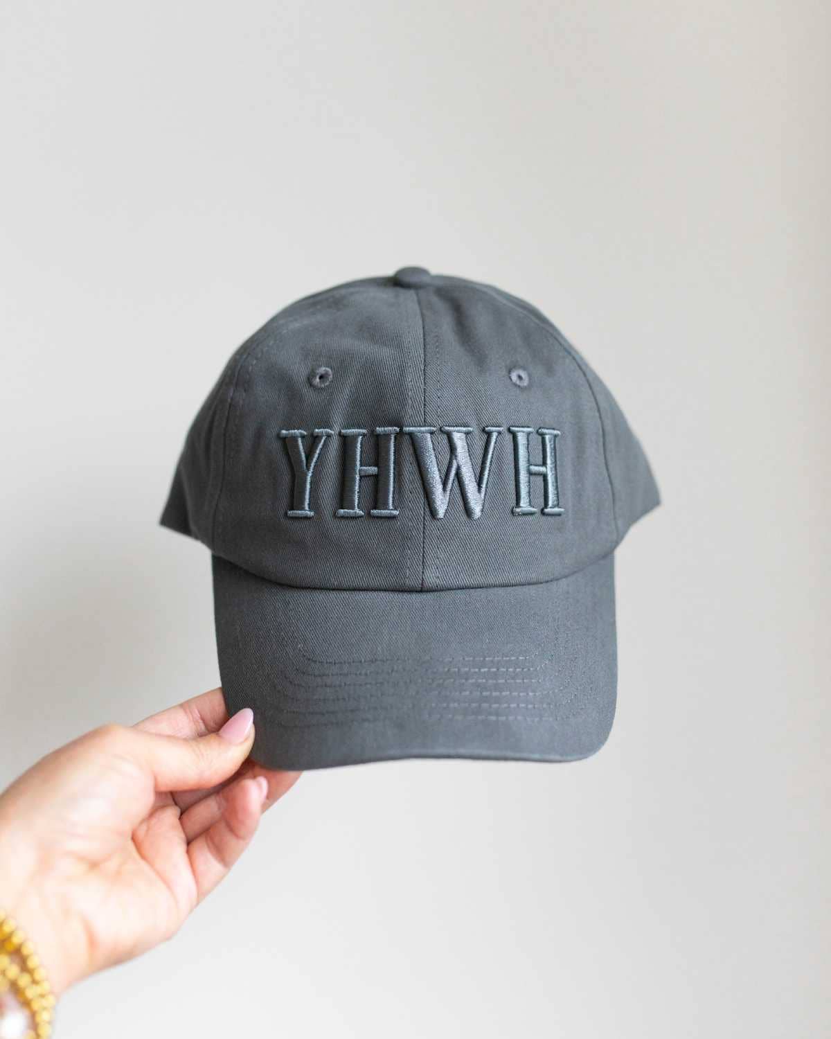 YHWH Baseball Hat Gray
