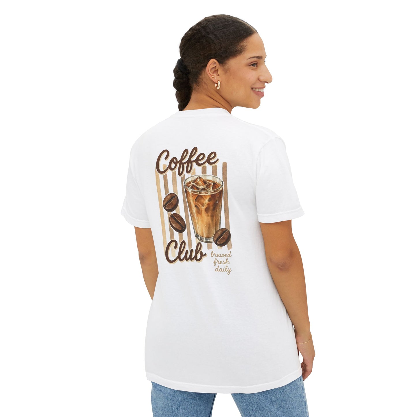 Iced Coffee Club T-Shirt | Pocket Graphic Tee