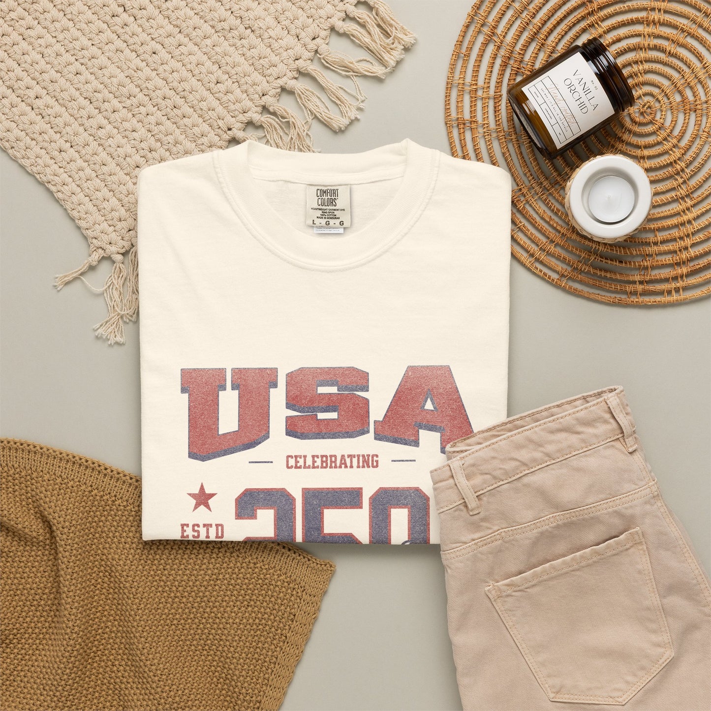 USA 250th Anniversary T-Shirt — United States of America Independence Celebration Tee