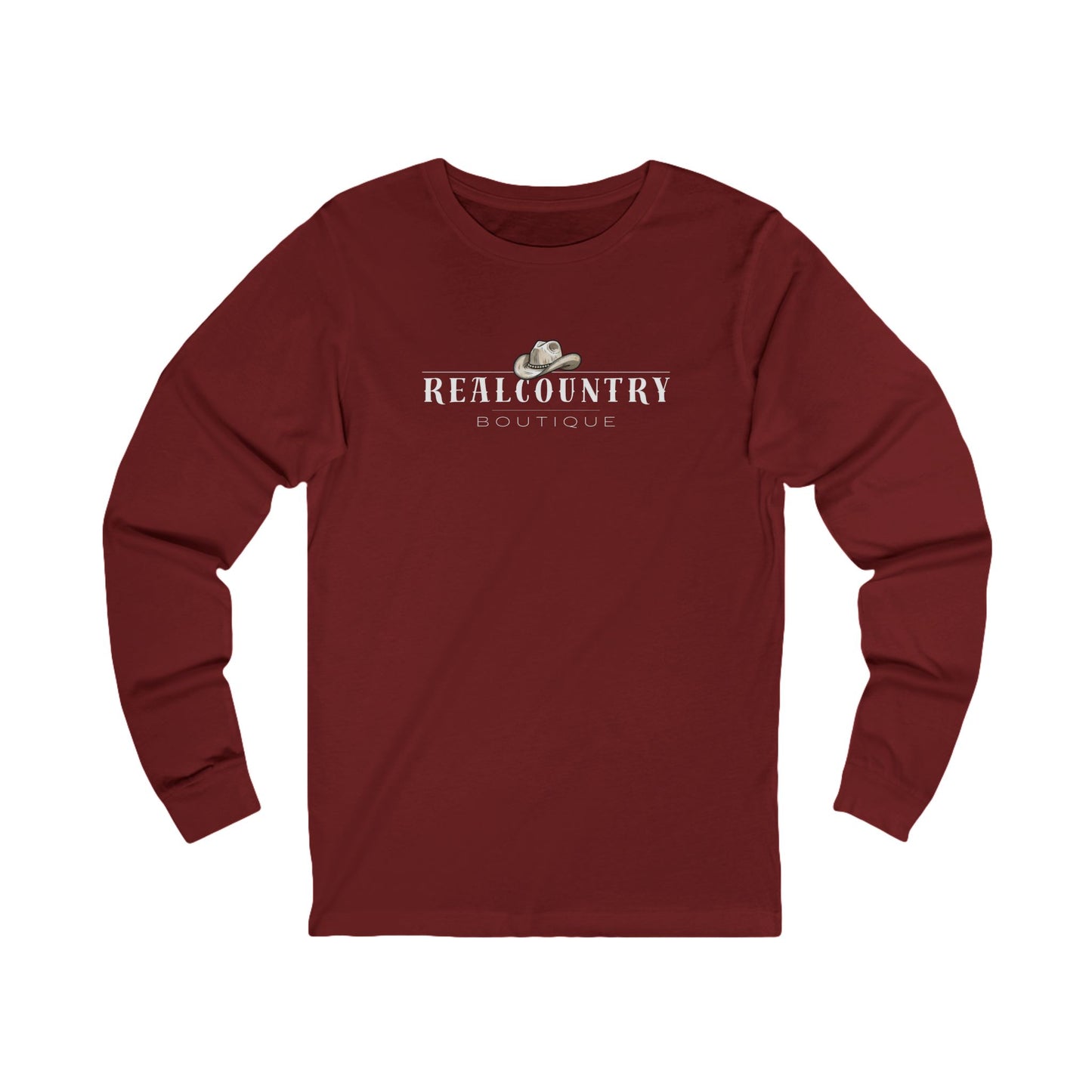 Real Country Boutique Longsleeve Tshirt, Country Logo Shirt