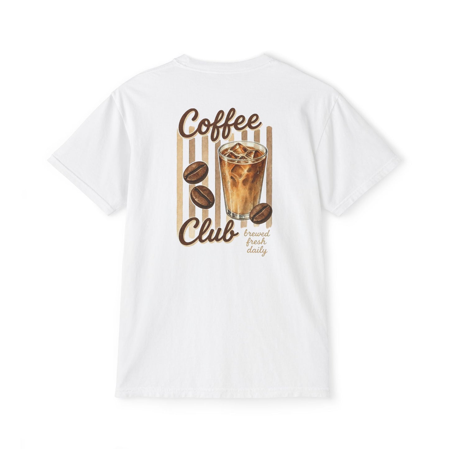 Iced Coffee Club T-Shirt | Pocket Graphic Tee